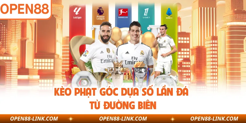 Kèo phạt góc dựa số lần đá từ đường biên